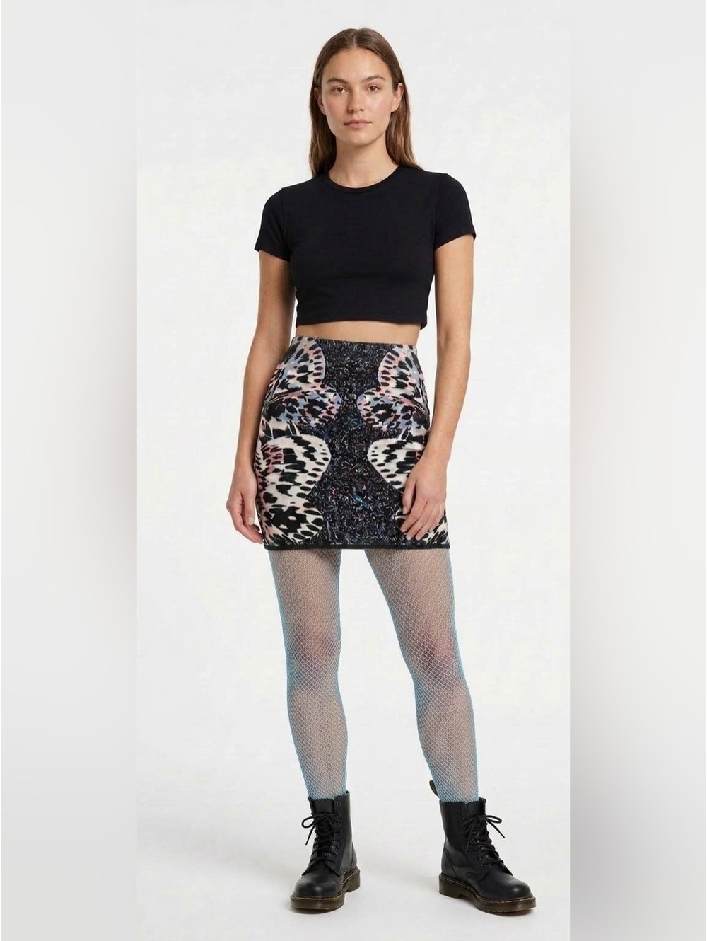 🌈 4 for $40 🌈 BCBMaxAzria Y2K Mini Skirt with Butterfly Print, Size XS/S